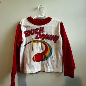 Vintage Kids Football Long Sleeve